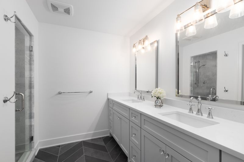 Floating Vanity with Double Sinks