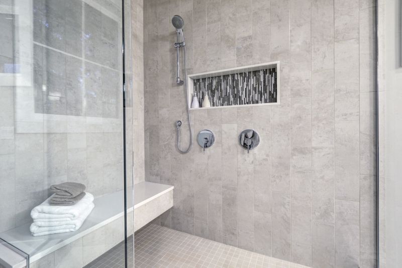 Custom Tiled Shower Niche